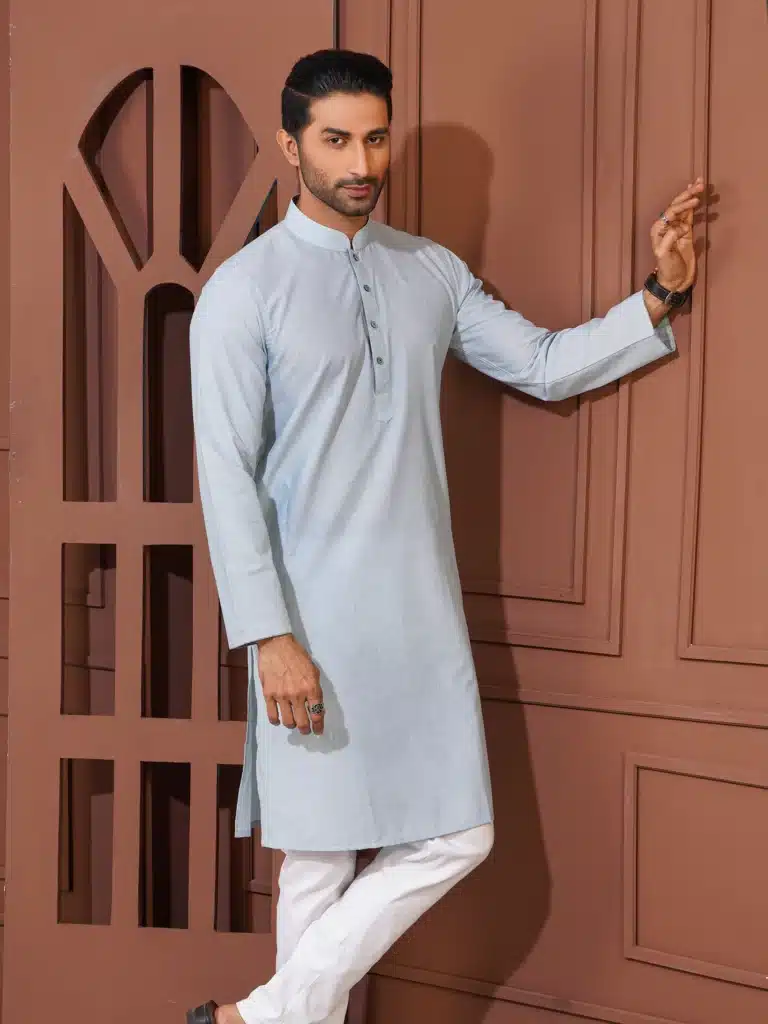 All Panjabi Landing Page Sky Blue Color Panjabi in BD
