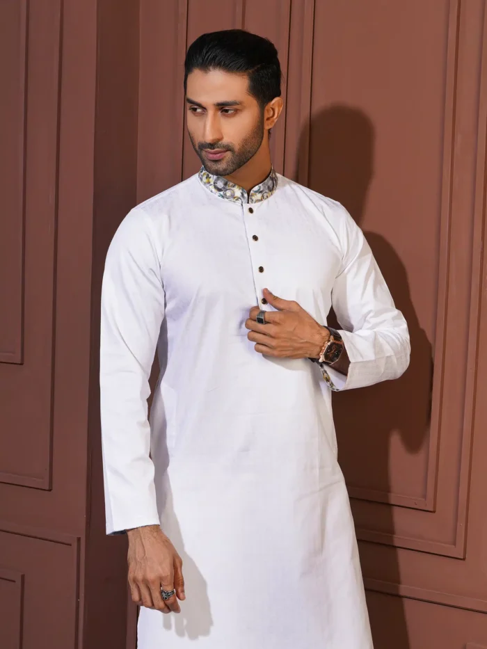 white panjabi collection in BD