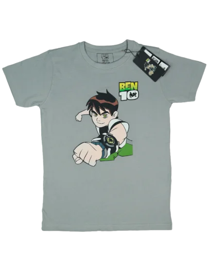 boys ben10 t-shirt grey