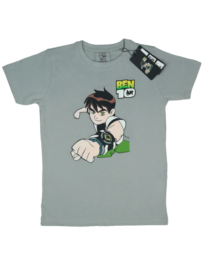 boys ben10 t-shirt grey