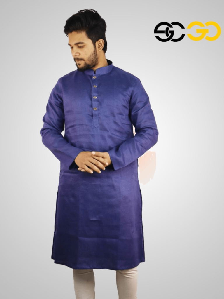 Best Clothing Brand in Bangladesh herringbone Cotton Premium Panjabi 1 1